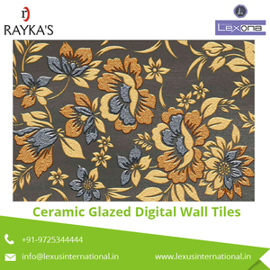 Carreaux muraux numériques en céramique émaillée de style design moderne pour l'approvisionnement en gros d'appartement - Product Image 4