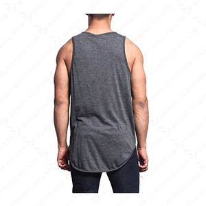 <b>Men's</b> XL Sleeveless Fitness Gym <b>Vest</b> Solid <b>Stringer</b> Muscle Tank Top for Running Breathable Knitted Sports Wear Street Singlets - Product Image 4