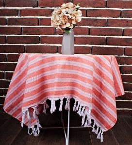Serviette de plage Sarayli pas cher, serviette turque pesstemal paréo Sarong couverture de Table - Product Image 3