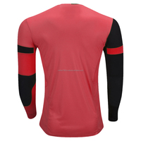 Maillot de gardien de but pour homme adulte 2018, manches longues, couleur personnalisée, taille personnalisée, 100% polyester, confortable, haute qualité, sport personnalisé