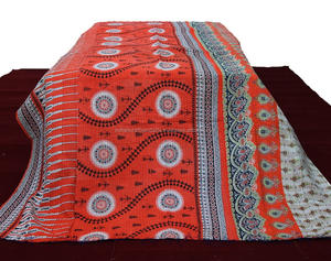 Indien Fait À La Main Vintage Ethnique Courtepointes kantha Cousu À La Main En Coton Kantha Couette Courtepointes de Patchwork - Product Image 1