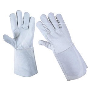 Guantes de Soldadura Tig de Piel de Cabra de Alta Calidad, Resistentes al Calor, Duraderos, Transpirables, Sin Silicona, Protección para las Manos para Uso Industrial - Product Image 2
