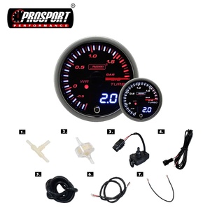 52มิลลิเมตร2สี LED อิเล็กทรอนิกส์อัตโนมัติเพิ่มเมตรเทอร์โบวัดความดัน - Product Image 4