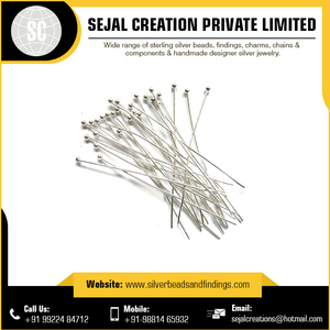 India-Suministro a granel Nuevo diseño de broches de plata esterlina para hallazgos y componentes de joyería Premium - Product Image 2