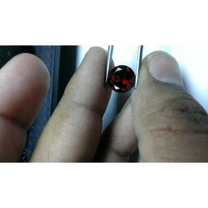 พลอยโกเมนสีแดงธรรมชาติคุณภาพระดับพรีเมียมขนาด9มม. 2.75กะรัตอัญมณีหลวมสำหรับทำเครื่องประดับอัญมณี - Product Image 4