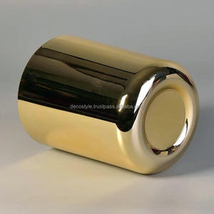 โถเทียนสีดำพร้อมฝาไม้ - Product Image 5