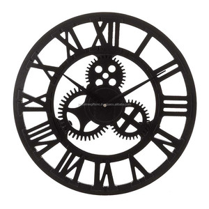 <span class=keywords><strong>Orologio</strong></span> da <span class=keywords><strong>parete</strong></span> moderno con rivestimento in polvere nera per la casa e il soggiorno - Product Image 1