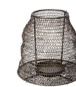 Iron Woven Candle Holder for living room decoration - Product Image 1