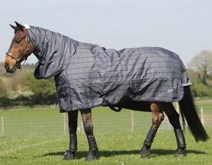 Couverture d'hiver pour chevaux de qualité supérieure, 1200D, imperméable, rembourrage en polyfill 300 g/m², couverture de protection - Product Image 1