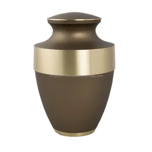 Begrafenis Urn Metaal Messing Crematie Urn Voor Volwassen Menselijke As Decoratieve Metalen Crematie Urnen Thuis Decoratieve Handgemaakte Pot