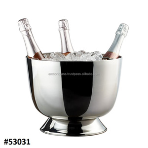 Seau à vin galvanisé décoratif en métal pour bar, fête, seau à glace en acier inoxydable ou refroidisseur à vin - Product Image 6