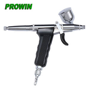 Venta al por mayor calidad aerógrafo Kit pistola de pintura con 7 15 30 Cc Copa - Product Image 1