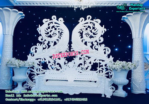 Impresionante boda oro etapa matrimonio recepción etapa decoración de la boda de oro conjunto de etapas - Product Image 3
