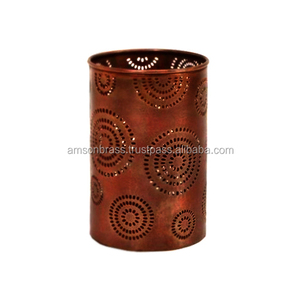 Bougeoir votif suspendu décoratif en métal et fer Bougeoir votif en métal Décoration de table pour la maison - Product Image 2