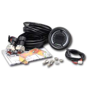 52Mm Airride จอแสดงผลดิจิตอลคู่เครื่องวัดความดันอากาศสำหรับระบบกันสะเทือน - Product Image 6