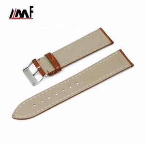 Nouveau style européen de luxe exotique rembourré jure fabriqué à la main multi taille semi-mat bracelet de montre en cuir de veau grain d'alligator - Product Image 2