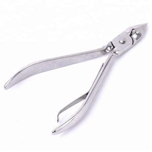 Kaneka Enterprises Custom Logo Cuticle Nail Cutter Stainless Steel False Nail Cutter for Manicure & <b>Pedicure</b> <b>Set</b> - Product Image 1