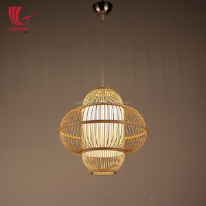 Pantalla de bambú de mimbre para luz de techo, hecho a mano, único, 2022, venta al por mayor, hecho en VIETNAM - Product Image 2