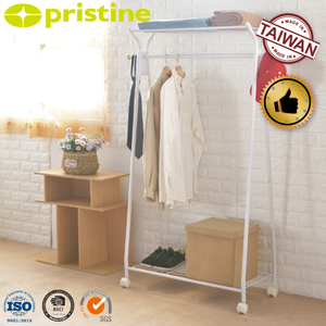Wholesale Metal <b>Coat</b> Hanger Stand with 4-Tier Storage Modern Movable Design for Bedroom & Bathroom Use - Product Image 3