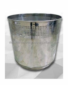 VINTAGE flor maceta olla de METAL galvanizado de hierro de mejor calidad galvanizado plantador - Product Image 2
