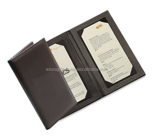 Venta al por mayor de fundas de cuero PU para menús a precio de fábrica - Product Image 1