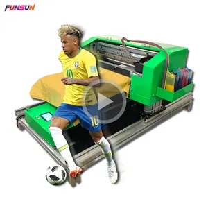 Funsun a3 impressora direta para vestuário, camiseta com custo de impressão baixo