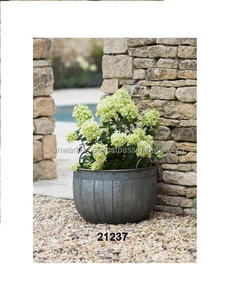 Nueva Personalización de maceta de jardín galvanizada rústica de hierro puro - Product Image 1