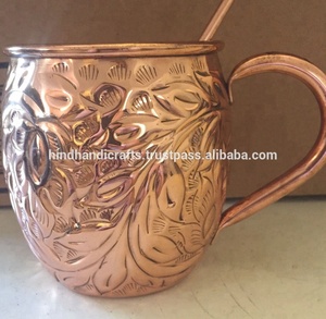Custom Engraved Logo Copper <b>Moscow</b> <b>Mule</b> <b>Mug</b> with Copper Finishing Manufacturer and Supplier From India With Premium Quality - Product Image 3