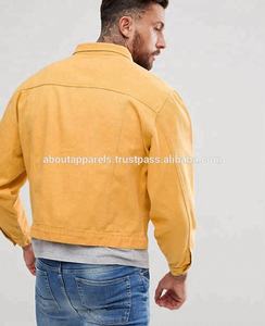 2022 chaqueta de mezclilla personalizada con estilo Unisex de talla grande transpirable temporada de otoño botón apropiado decoraciones de cuero con estampado de piel - Product Image 3