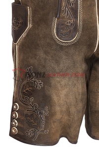 Lederhosen ลายปักขนาดพลัสไซส์ผ้าบาวาเรียเลอร์บาวาเรียระบายอากาศได้ดี - Product Image 4