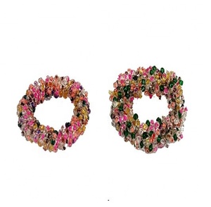 Anillo de servilleta con cuentas, anillo de tejido con cuentas de COLOR - Product Image 1