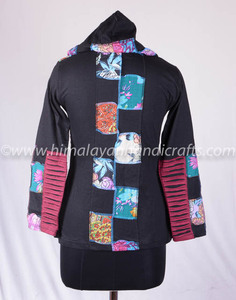 Multidesign Patchwork Razorcut BOHEMIAN LADIES HOODIE CSWJ 430 - Product Image 3
