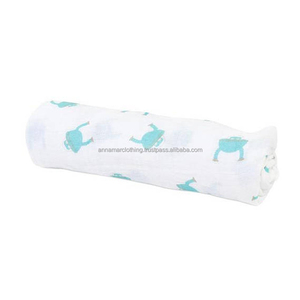 2018 New Printing Baby Muslin <b>Swaddle</b> <b>Blankets</b> Supplier India - Product Image 1
