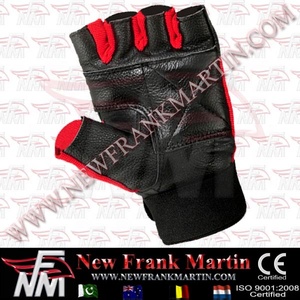 Guantes de protección de manos de diseño personalizado NFM para levantamiento de pesas Crossfit WOD Gym Fitness Powerlifting Training Pullup Support-OEM/ODM - Product Image 4