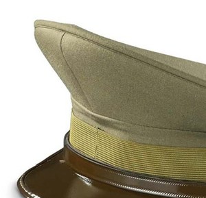 หมวกปีกสีกากีคุณภาพสูงแบบสั่งทำพิเศษ พร้อมหมวกหนังแท้สำหรับวงโยธวาธิตา หมวกผ้าฝ้ายสำหรับขบวนพาเหรด - Product Image 3