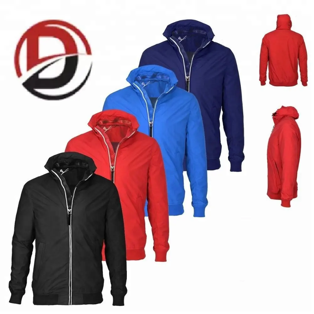 Mens Summer Showerproof Jacket、Lightweight Zip Hoodie Windcheater、Waterproof