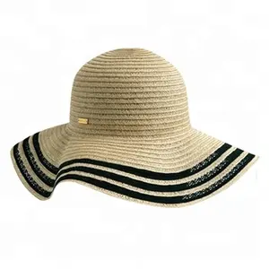 Chapéu de palha, senhora palma sombero-chapéu, praia, festa-atacado