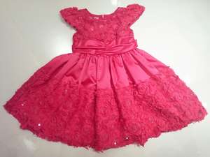 ชุดเดรสเรียบง่ายสำหรับเด็กผู้หญิง ลดราคาพิเศษ ชุดเดรสสำหรับงานปาร์ตี้ เสื้อผ้าเด็ก ผลิตในเวียดนาม - Product Image 3