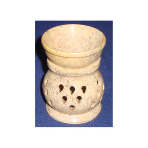 Natural Soapstone Fragrance Aroma <b>Oil</b> <b>Burner</b> Handmade Soapstone Aroma <b>Oil</b> Diffuser Round Designs <b>Oil</b> <b>Burner</b> In Round Designs - Product Image 1
