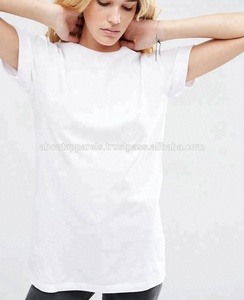 T-shirt uni à manches courtes et col en V pour femmes T-shirt respirant élégant à la palangre en vrac en gros produits chauds avec logo personnalisé - Product Image 2