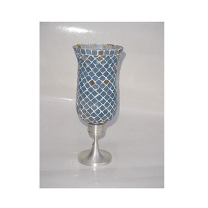 Hurricane Blue Mosaic Candle Holder - Product Image 6