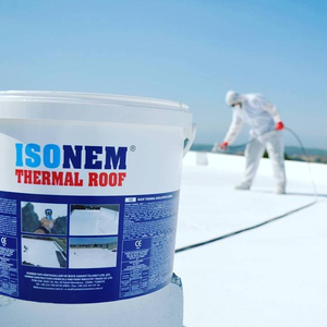 ISONEM THERMAL ROOF ACRYLIC LIQUID COATING <b>HEAT</b> REFLECTIVE INSULATION COOL ROOF ENERGY SAVING MANUFACTURER TURKIYE - Product Image 2