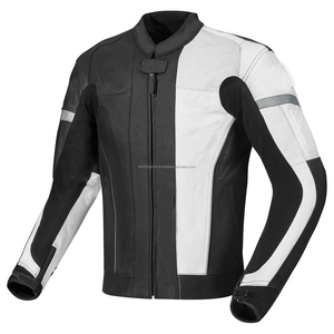 Traje de carreras de cuero de vaca hecho a medida para motocicleta, traje deportivo de cuero genuino 100% puro, trajes de cuero de alta velocidad para motocicleta - Product Image 4