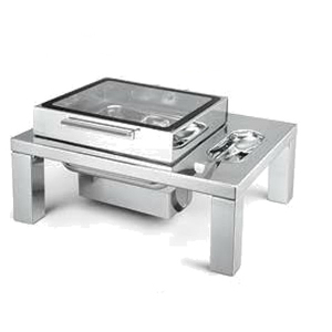 ชุดอาหารสแตนเลสอุ่นอาหารบุฟเฟ่ต์สำหรับจัดเลี้ยงอาหารสุดหรูจานร้อนตกแต่งจานแฟนซีจานอุ่นอาหาร - Product Image 1