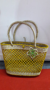 Femmes à la mode sac à main fait main carex d'herbe - Product Image 5