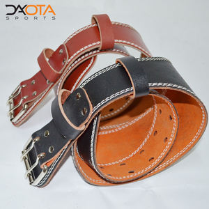 Ceintures de musculation en cuir de vache respirantes et durables, longueur personnalisée, pour hommes et femmes, boucle en acier, ceinture de musculation, ceinture de squat - Product Image 5