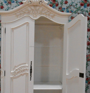 <b>White</b> Bedroom Furniture of French Rococo Furniture <b>Wardrobe</b> - Product Image 6