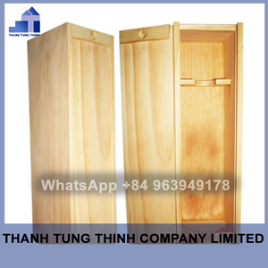 Nouveau design 2024 boîte-cadeau en bois personnalisée pour les bouteilles de vin en gros + 84 961005832 - Product Image 4