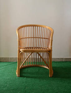 Vintage Boho <b>Rattan</b> <b>Dining</b> <b>Chair</b> - Product Image 4