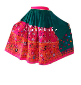 กระโปรงบานจาร่ากระโปรงบานจาร่าแบบปักลายสำหรับสะสมสไตล์วินเทจของสะสม - Product Image 5